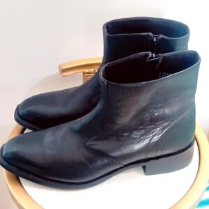 Laredo Black Leather Men's Boots